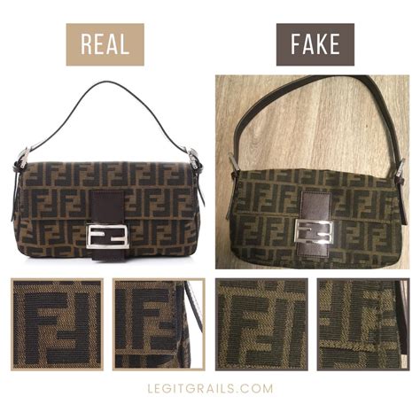 fendi baguette real vs fake|how to check if Fendi bags are real.